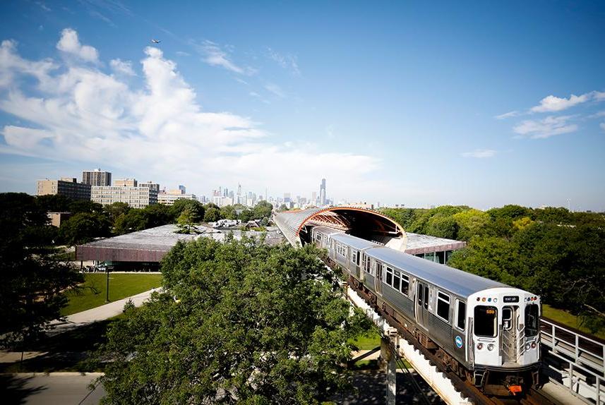 The CTA training moving through the MTCC tube